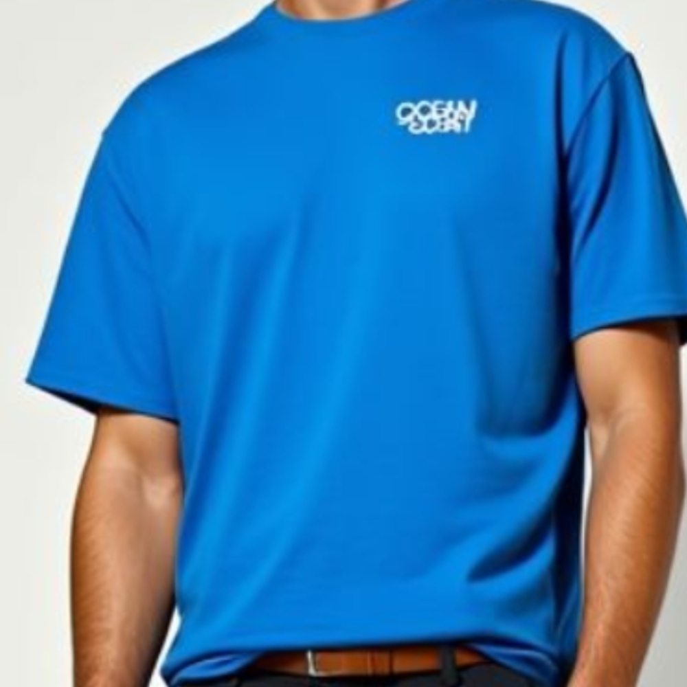 Ocean Surf Co. Vibrant Blue Men's Tee